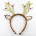 Wholesale Party Fashion Animal Headband Plush Deer Ears Christmas Headband